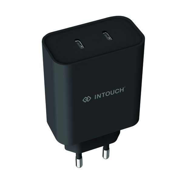 Intouch 40w Dual Type C Port Pd Travel Charger
