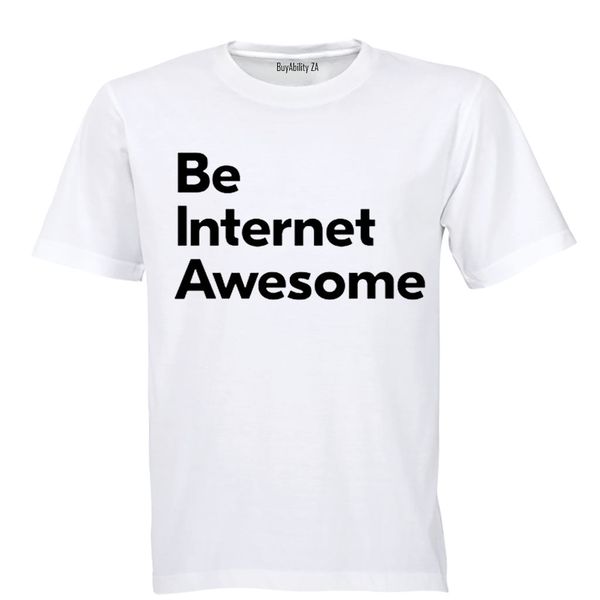 Be Internet Awesome - Kids T-Shirt - White