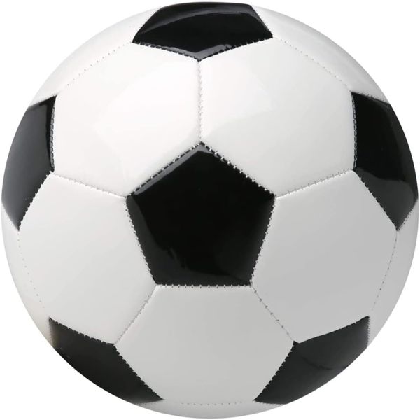 Black and White Striped, Thick-walled Classic Training Football