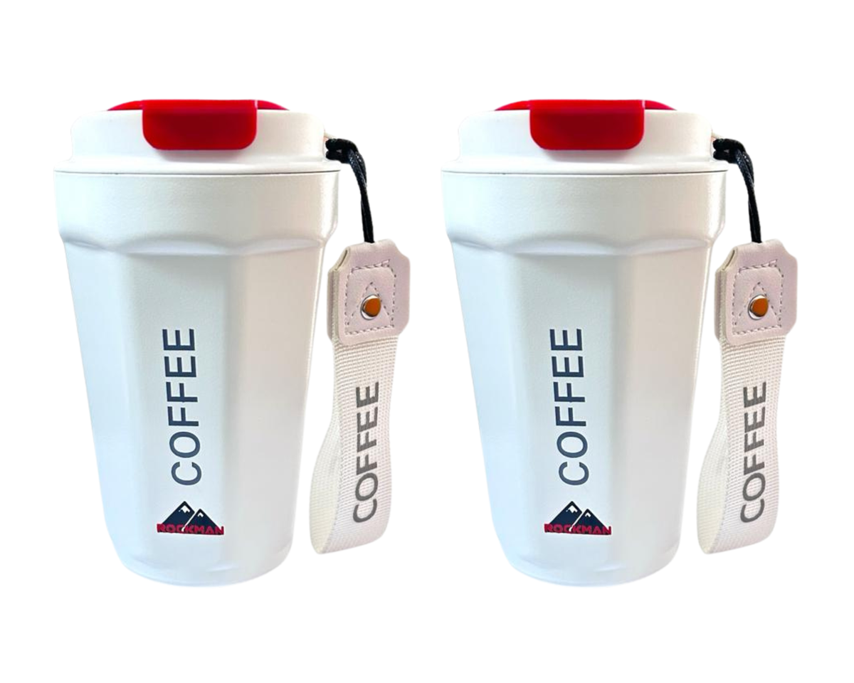 Rockman White 420ml NonSlip Travel Mug Pack of 2 Shop Today. Get it