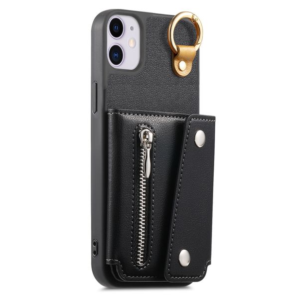Left And Right Flip Zipper Wallet Phone Case Compatible with Galaxy A25 5G