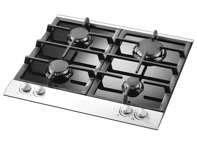 Faber Hob, 4 Gas Burner with Cast Iron Stands - 60cm