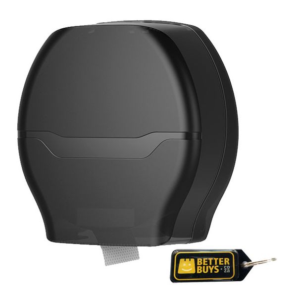 Decca Roll Hand Paper Towel Dispenser - Black &amp; Gel Key Holder