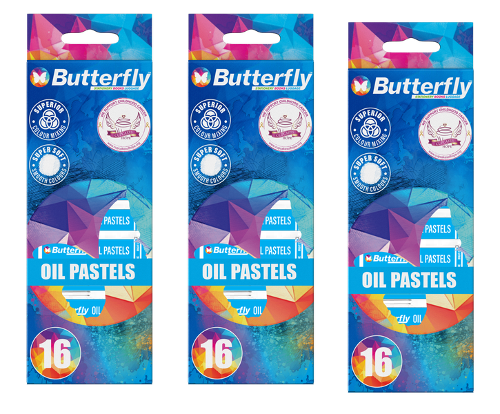 Butterfly Pastels - Oil (16) X3