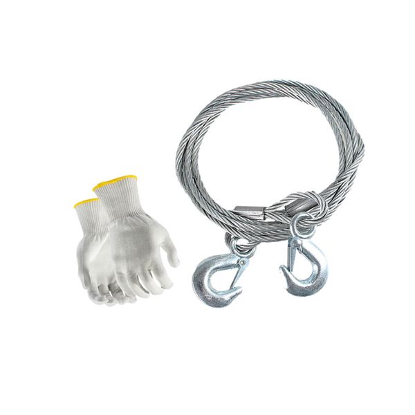 8mm x 4m Thick Steel Wire Towing Rope EP-30560
