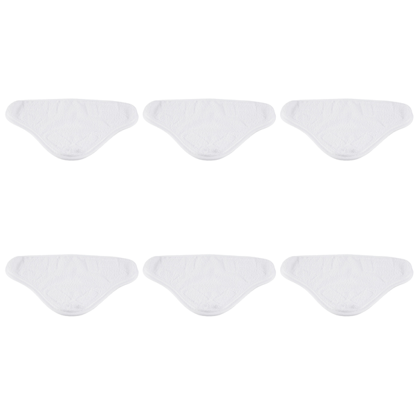 6Pcs Pads For H2O X5 Steam Mop Cleaner Floor Washable Microfibre Pads