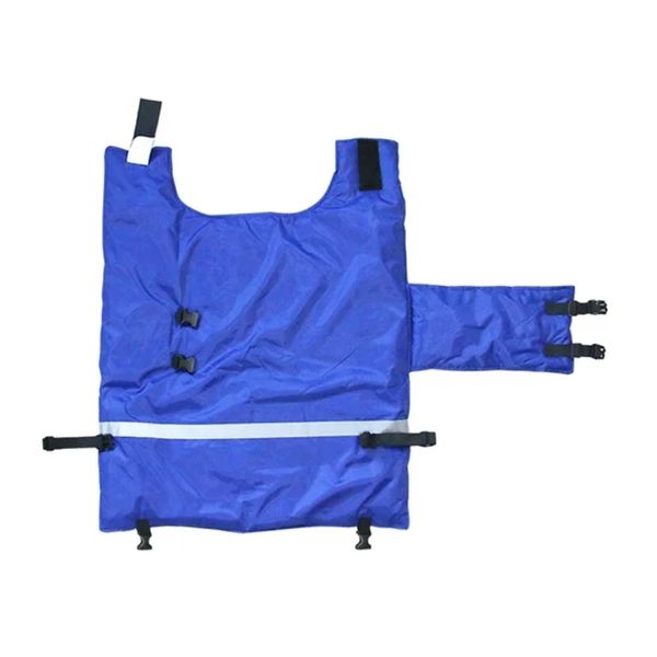 Pet Cow Thickened Waterproof Thermal Insulation Adjustable Vest (84cm)