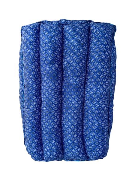 Large Basket Dog Bed Cushion Only excluding basket - Blue Patterned