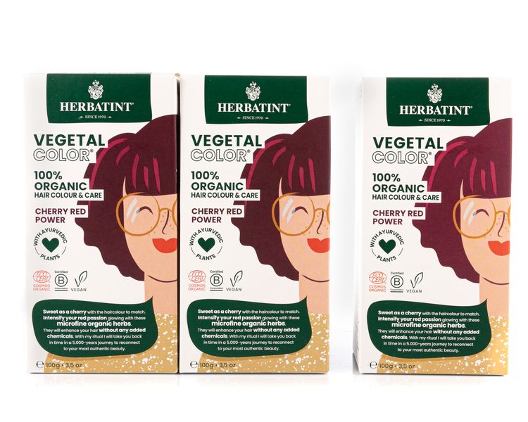 Herbatint Vegetal Cherry Red Power - 100% organic hair colour