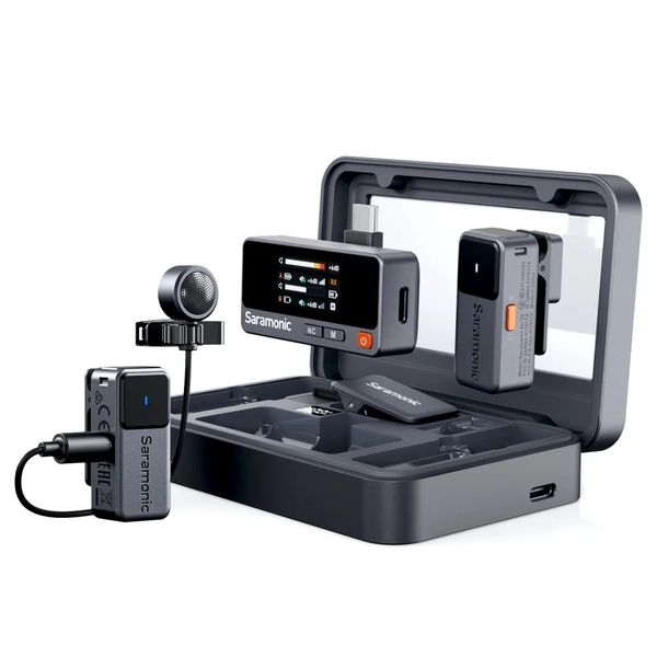 Saramonic Air-02 Dual-Channel Wireless Microphone System with Lavalier Mics