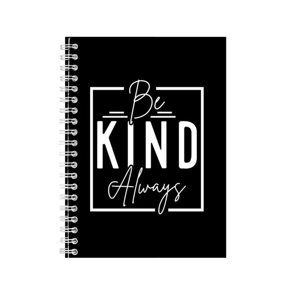 Kind A5 Notebook Spiral Lined Motivational Sayings Graphic Notepad Gift 135