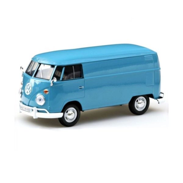 Motormax 1:24 Scale Volkswagen Type 2 ( T1 ) Delivery Van - Blue