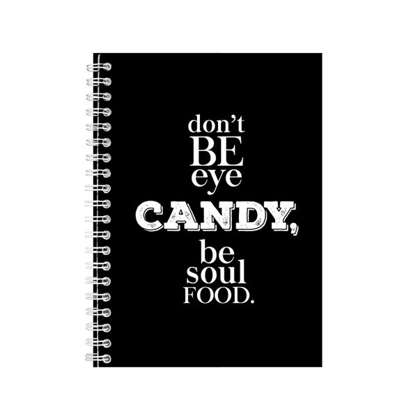 Soul A5 Notebook Spiral Lined Motivational Sayings Graphic Notepad Gift 185