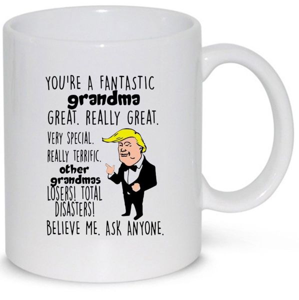 Fantastic Grandma Trump Birthday Christmas Mother's Day Gift Coffee Mug