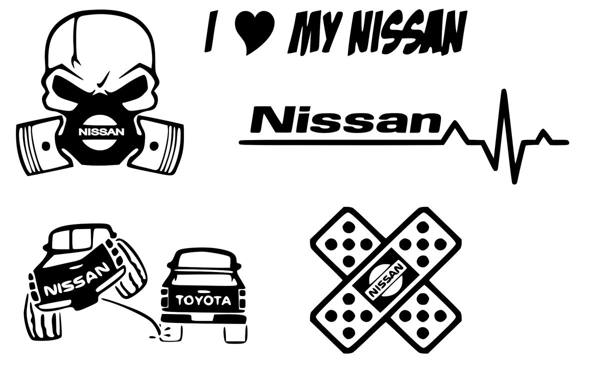 Decorative Sticker Mix Set - Nissan | Shop Today. Get it Tomorrow ...