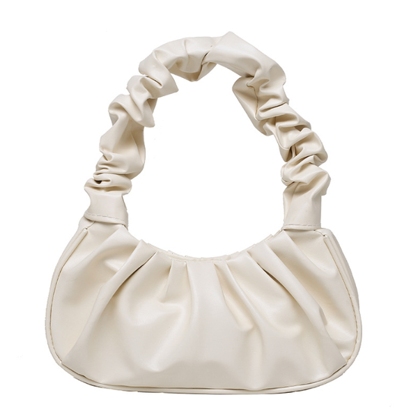 Womens Small Shoulder Bag Cloud Design Mini Handbag, Leather Crescent Bag
