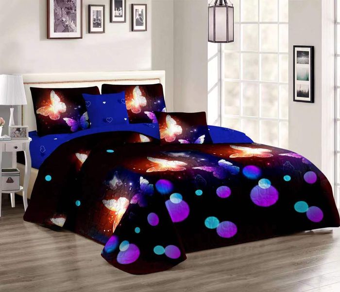 Classic Quilted Bedspread 5 Piece