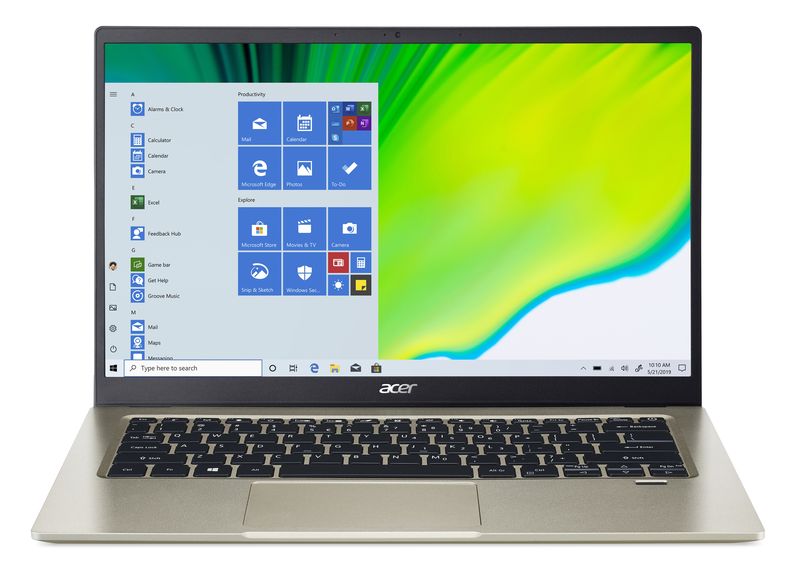 Acer Swift 1 - 14" Pentium 4GB 128GB - Win 10 Home - Gold