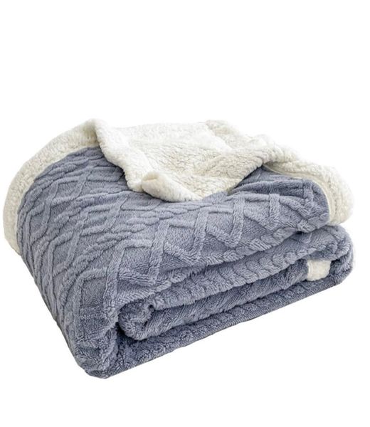 Warm Fluffy Throw Soft Blanket - All Season-Fleece Blanket - 200x230cm