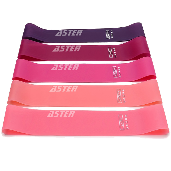 Aster - Beauty Fitness Toning Resistance Bands - Set of 5