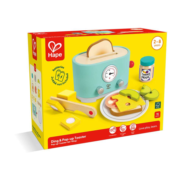 HAPE Ding &amp; Pop-up Toaster - E3215