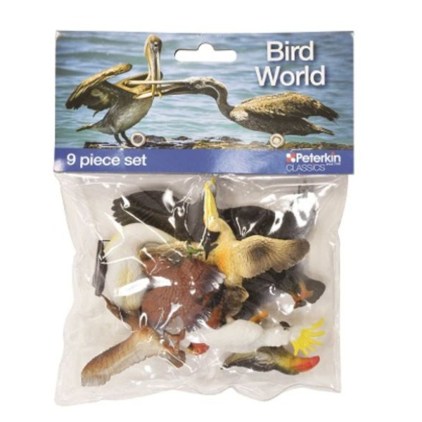 Assorted Birds in a Set 9 pieces