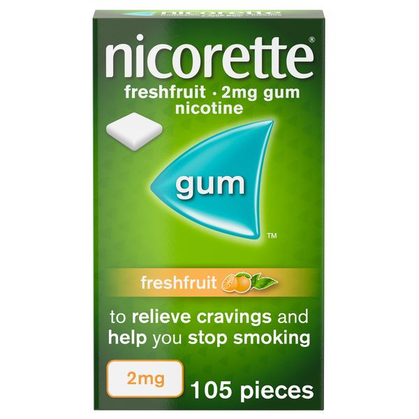 Nicorette Gum Freshfruit 2Mg 105 Pieces