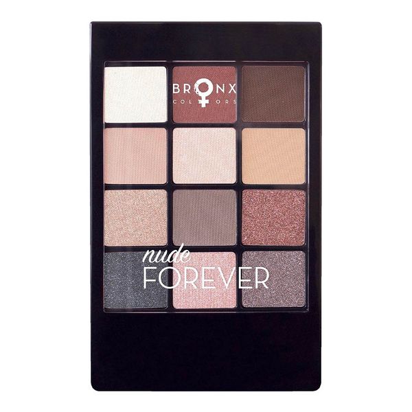 Bronx Colors 12 Colour Eyeshadow Palette - Nude Forever