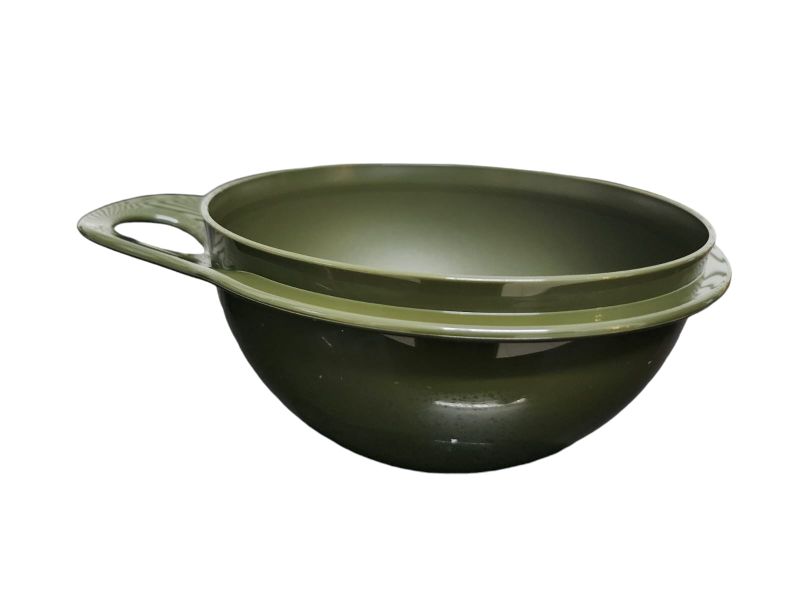 Green, Orange Tupperware Container