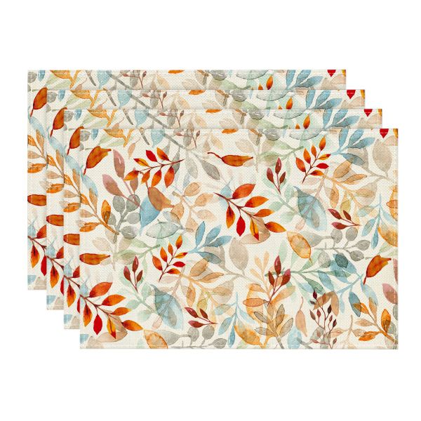 Leaves Fall Placemats Set of 4