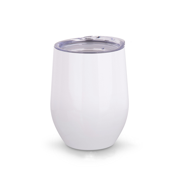 Sublimation Wine Tumbler Cup 360ml - White Pack Of 6