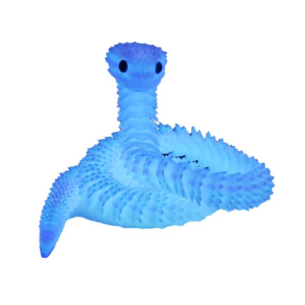 3D Printed Animal Snake Toy Fidget Printed Snake for Frends Stress Relief