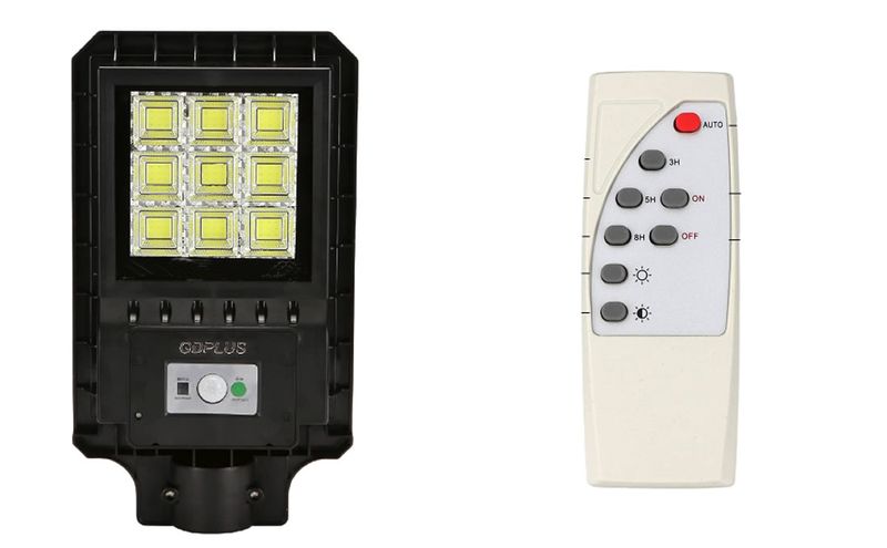 100W Outdoor Solar Powered Street Light With Remote Control -GD-98100
