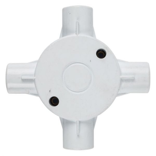 Bulk Pack 10 x Conduit Box 4 Way SABS 20mm