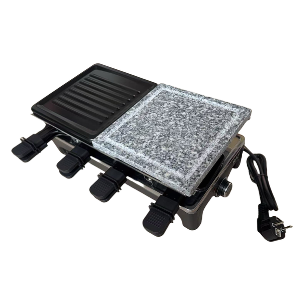 2 in 1 Electric Cheese Melter Marble Stone Grill Cheese Griddle 1500W