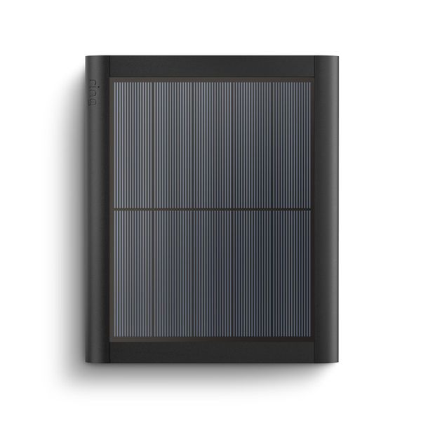 RING - Solar Panel V4 - 2nd Gen - Black | For Spotlight Cam Plus