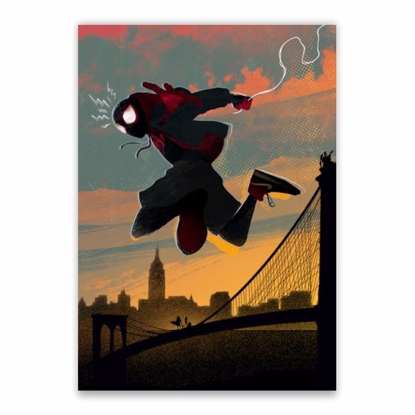 Miles Morales Spider-Man New York Poster - A1