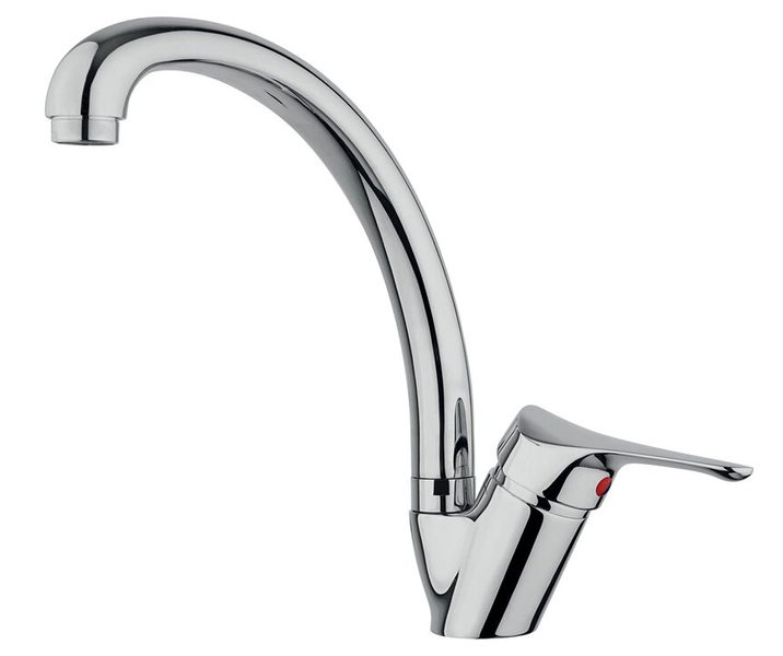 ZYS - Chromium Mixer - Sink with High Barrel