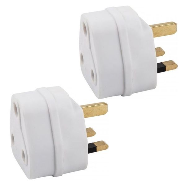 SA-UK Adaptor - Plugs &amp; Adaptors - 16 Amp - Bulk Pack of 2