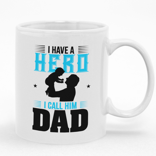 Hero Dad Mug Birthday Christmas Gift for Men