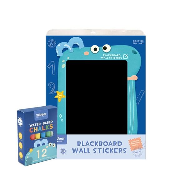 Mideer Blackboard Wall Sticker with Chalks - Whale