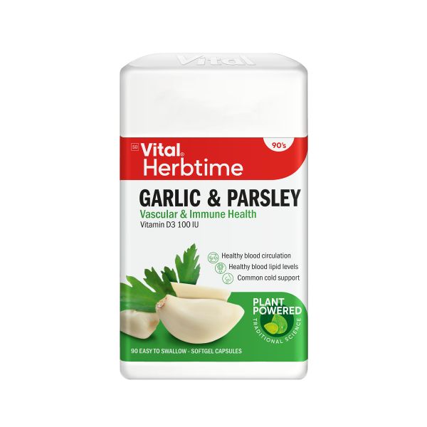 Vital - Garlic &amp; Parsley Soft Gel Capsules 90's x 2