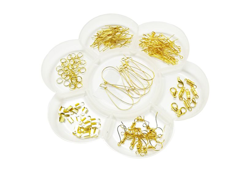 BEAD COOL - Beading Findings - Gold colour - Beginnger Kit Findings