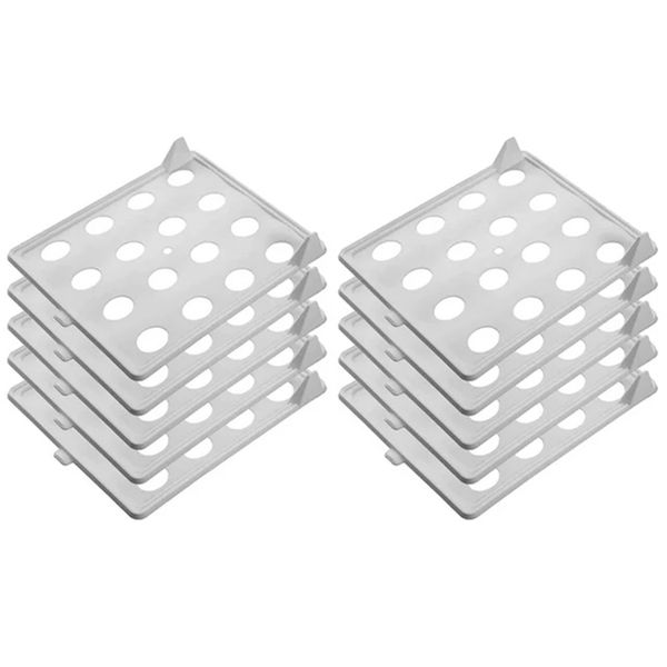 10 Pieces Clothes Folding Boards Storage Stacking Board - L