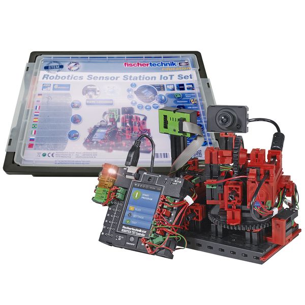 Fischertechnik Robotics Sensor Station Set &amp; TXT Control: 150 Pieces