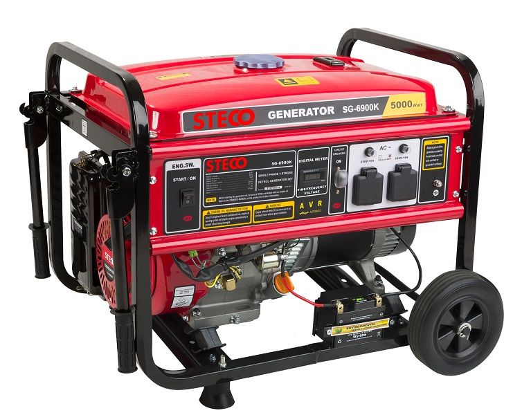Steco- Sg-6900k Steco Generator 5500w 4-Stroke Key-Start