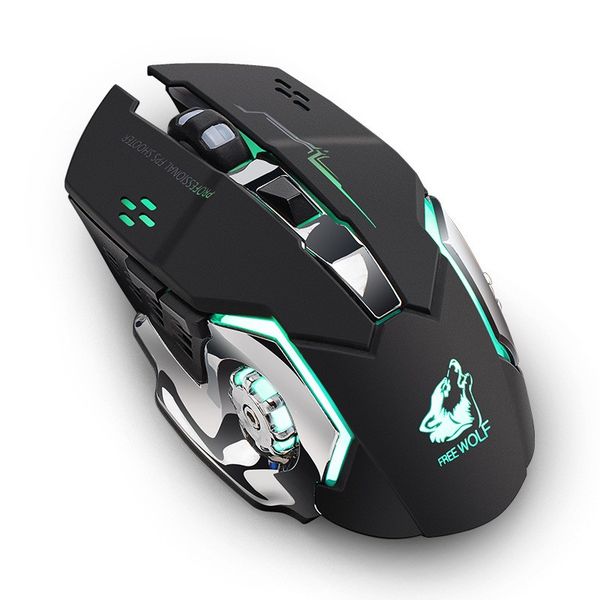 X8 Ergonomic Wireless 2.4G 2400DPI Gaming Mouse Silent
