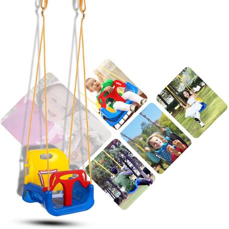 3-in-1 Baby Swing Seat Children Toddler Chair Outdoor Garden Play