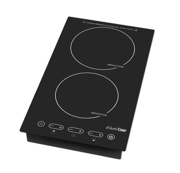 Electro Chef Induction Warmer Double Plate Commercial Buffet Warmer - 3.1kW