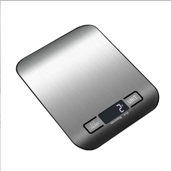 LCD Display Screen High-Precision Kitchen Scale with Stainless Steel/ABS